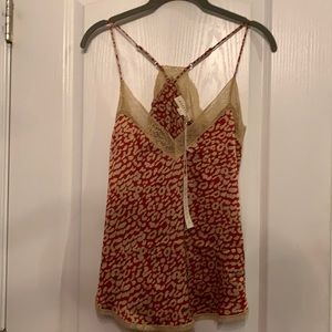 Lovestitch Cami Leopard Print & Lace